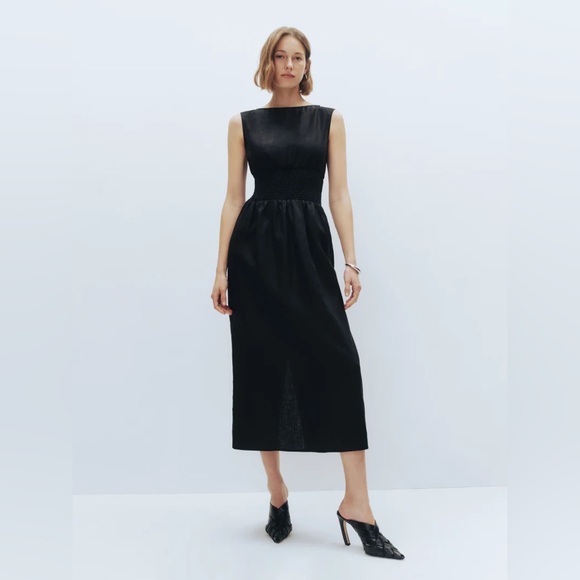reformation davie linen dress Reformation Davila Linen Dress
